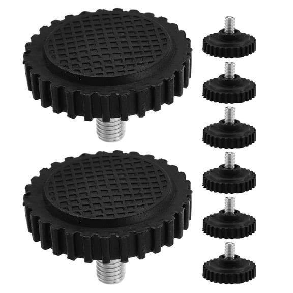 Vosarea 8Pcs Durable Scale Foot Supports with Adjustable Screw in Design for Laboratory and Industrial Scales
