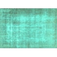 thumbnail image 1 of Ahgly Company Machine Washable Indoor Rectangle Persian Turquoise Blue Traditional Area Rugs, 2' x 3', 1 of 4