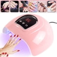 thumbnail image 2 of Lámpara de uñas, lámpara de uñas LED de 54 W, secadores de uñas UV, máquina de fototerapia para uñas, logra más, 2 of 9