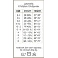 thumbnail image 3 of Top Fit Girl's Microfiber Opaque, School Uniform, Dance, Dress Tights, 3 of 3