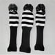 thumbnail image 5 of Greeniant 3PCS Golf Club Head Covers Clubs Sports Lightweight Headcovers Outdoor Sporting Goods Washable Thick Women Golf En blanco y negro Greeniant OD015544-02, 5 of 6