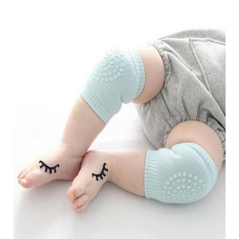 8 Pairs Unisex Baby Crawling Anti-Slip Knee Pads Toddler Knee Protectors Learn to Crawl Socks Leg Warmers
