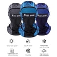thumbnail image 4 of Cubre cuello ligero y transpirable para ciclismo, máscara protectora UV con material de seda fría, ideal para días calurosos, disponible en negro, azul o morado., 4 of 6