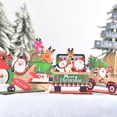 thumbnail image 3 of Yuarrent Rebanadas de Navidad con soporte Navidad Papá Noel Decoración de de coche Impresión colorida Montaje Adornos Bar Hotel Fiesta Kits de decoración para fiestas Tipo 1 Yuarrent HA069474-01, 3 of 5