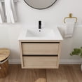 thumbnail image 5 of Holaki 24" Bathroom Vanity with 2 Soft Close drawers, White Ceramic Basin, 5 of 7