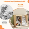 thumbnail image 7 of Hironpal Kids Bookshelf and Toy Storage, Toddler Stuffed Animal Storage with 5-Tier Bookshelf,Montessori Toddler Bookcase,Natural, 7 of 7
