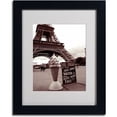 thumbnail image 2 of Trademark Fine Art 'Eiffel Tower Ice Cream Cone 2' Matted Framed Art by Kathy Yates, 2 of 2