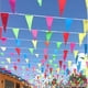 thumbnail image 2 of 80 Mtres, Bunting Color De Partie Drapeau Triangle Chane De Bannire Drapeaux De Fanion Dcoration Suspendie Pour Fte D & #39;anniversaire De Mariage kaili Sencillez, 2 of 2