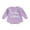 Purple, variant on BemeyourBBs Baby Girl Sweater Romper Round Neck Long Sleeve Knit Jumpsuit