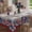 style-11, variant on America Stars Flowers 4th of July Tablecloth Round Patriotic Memorial Day Table Cloth Table Covers for Indoor Dining Home Party Decorations 70x70 Inch