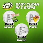 Lime-A-Way Hard Water Stain Remover Spray, Removes Lime, Calcium & Rust in Seconds, Bathroom Cleaner, 22 fl oz