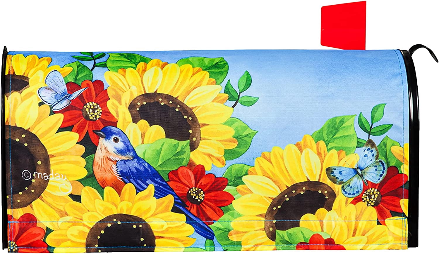 Stars and Stripes Watering Can Mailbox Cover