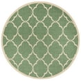 thumbnail image 2 of Safavieh LINDEN 100, GREEN / CREME, 6'-7" X 6'-7" Round, Area Rug, LND125Y-6R, 2 of 6