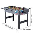 thumbnail image 6 of KFFKFF Quad-Function Game Table Kit, 48" Air Hockey Surface, Versatile Table Featuring Air Hockey, Pool, Foosball, Table Tennis, Pushers & Pucks, Recreational Arcade Table for Home Game Space, 6 of 9