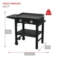 thumbnail image 2 of Nexgrill Daytona 2-Burner Propane Flat Top Grill – Portable Outdoor Griddle Gas Grill for Camping, Tailgating & Backyard Cooking – 34000 BTUs, 530 SQ. In. Grill for Burgers, BBQ & More 720-1150, 2 of 7