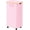 Pink, variant on SpaceAid 110L Laundry Hamper with Wheels and Lid, Large Tall Clothes Basket Bin, Pink