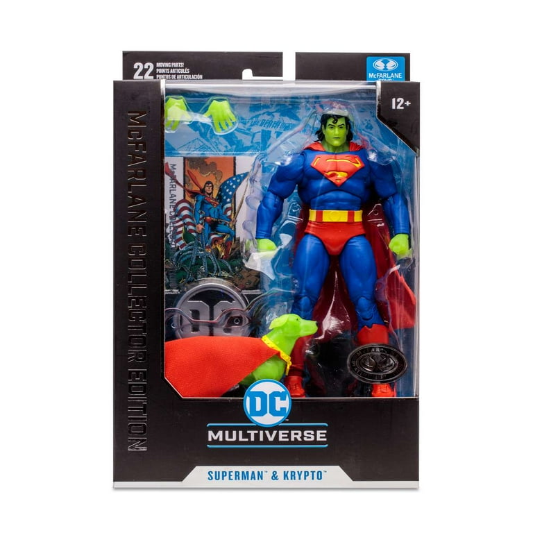 アメコミ McFARLANE TOYS/COLLECTOR'S LMITED SET. McFarlane DC Multiverse Edition: Superman & Krypto Action