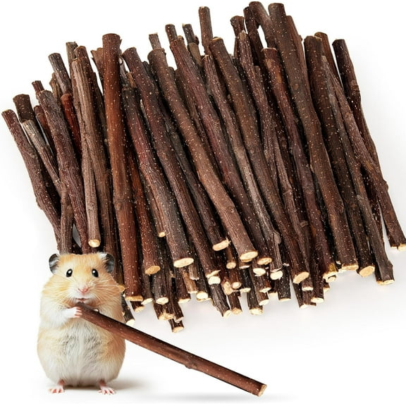Natural Organic Apple Sticks - 250g Hamster Chew Toy Ham Rabbit Gerbil Guinea Pig Squirrel Chinchilla Animal Chew Toy Chew Stick