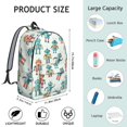 thumbnail image 5 of Robot and Arms Cream Pattern Backpack for School, Cute School Bag with Adjustable Shoulder Straps and Padded Back, 15.7"x11.8"x5.5", 5 of 5