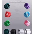 thumbnail image 6 of 2PCS Wrist Weight Bracelet Adjustable Silicone Wrist Ankle Strap Running Yoga Pilates Training Exercise Fitness Equipment 1KG (2Pcs Black), 6 of 7