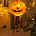 thumbnail image 6 of XIANXIAN Halloween Hanging Decorations Lanterns with Led Lights Illuminated Decor, Pumpkin Bat Lanterns for Halloween Indoor & Outdoor Spooky Home Decor, 6 of 9