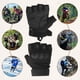 thumbnail image 5 of Guantes sin dedos Uxcell para trabajo al aire libre, guantes de medio dedo, guantes transpirables para entrenamiento, color negro M, 5 of 6