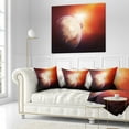 thumbnail image 3 of Designart Planets with Rising Star - Spacescape Throw Pillow - 16x16, 3 of 5