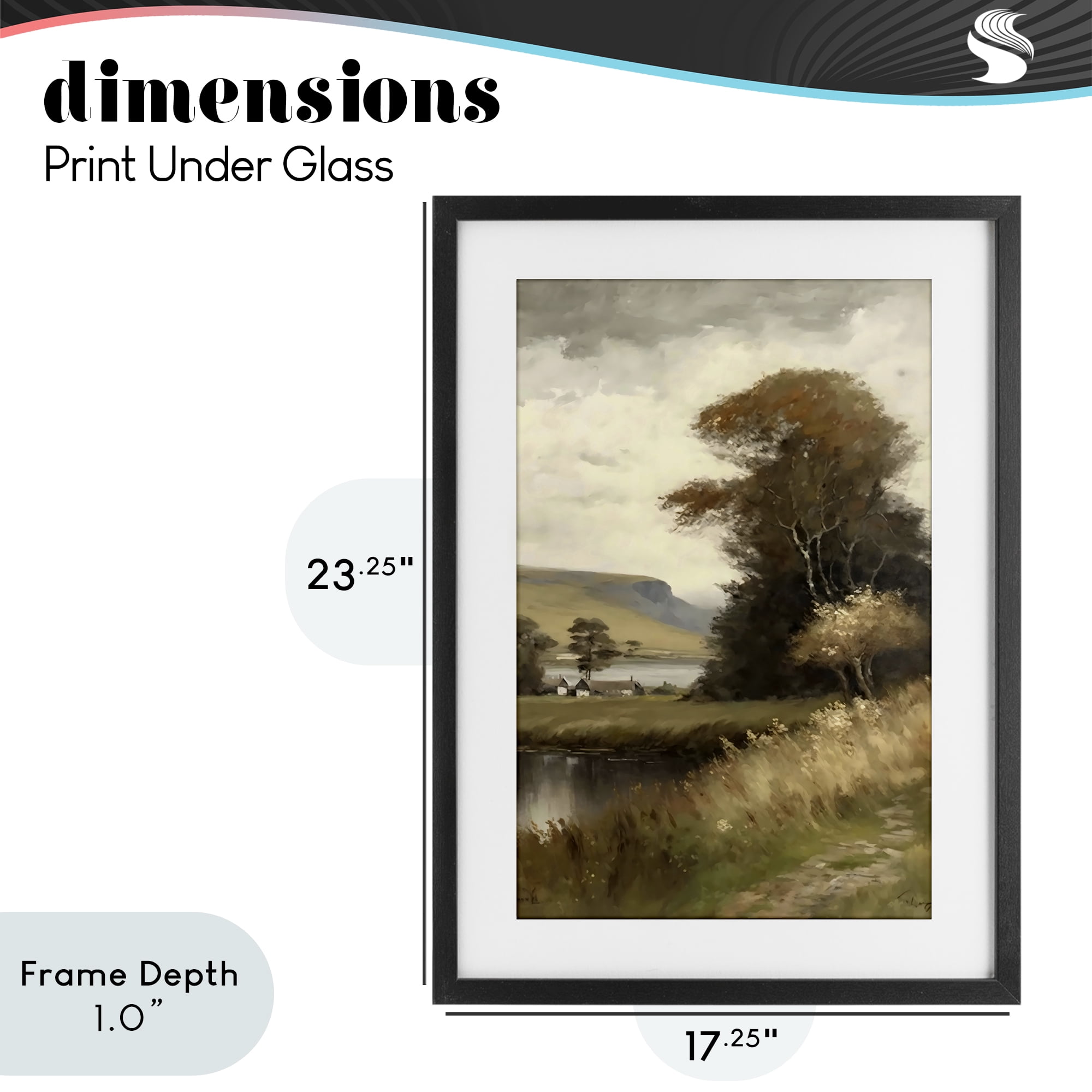 Stupell Industries House By The Water Retreat Black Framed Print Under Glass, design by Creative Studio