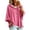 Pink, variant on Summer Sweaters for Women lightweight Soft Knit Hooded Sweater Oversized Batwing 3/4 Sleeve Drawstring Loose Casual Womens Pullover Tops