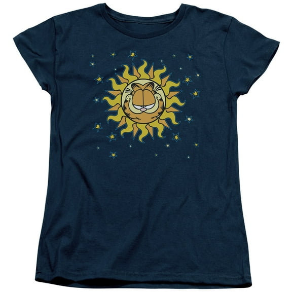 Garfield Celestial S/S Women's T-Shirt Navy