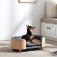 thumbnail image 1 of Puppy Dog Sofa,Pet Sofa for Small Medium Dogs,Dog Bed Pet Beds with Washable Velvet Cushion Cover for Dogs Cats, 1 of 8