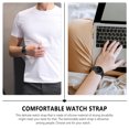 thumbnail image 4 of Weiweiguan Simple Watch Band Silicone Watch Strap Breathable Replacement Watch Band, 4 of 6