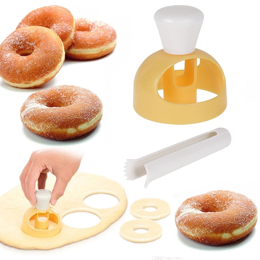 Donut Plastic Mold Cake Desserts Bread Cutter Maker Baking Cooking Kitchen Tools 