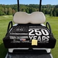 thumbnail image 2 of Pzuqiu Quilted 2-Person Golf Cart Seat Cover - Non Slip Protector With 4 Pockets - Universal Fit For EZGO Yamaha Club Car, 2 of 9