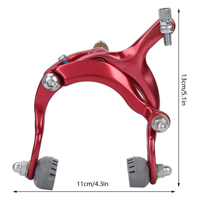 Bike Brake Calipers, Bike Rim C Type Mechanical Dual Pivot Brake Set Accessorry for Most Road Bikes