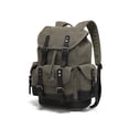 thumbnail image 1 of Guardurnaity de lona Reemplazo Multi-bolsillo Doble correa Estilo simple Gran capacidad Viaje Universidad escolar Mochilas Tipo 8, 1 of 6