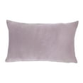 thumbnail image 2 of Nourison Faux Fur Solid Lavender Decorative Throw Pillow , 14" x 24", 2 of 3