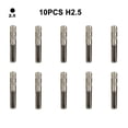 thumbnail image 1 of 10pcs H4 Hex Shank Socket Screwdriver Bits 2.5-5.5mm Nut Driver for DIY Projects 2.5mm, 1 of 8