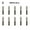 2.5mm, variant on 10Pcs H4 Hex Shank Socket Screwdriver Bits Set 2.5-5.5mm Nut Driver For DIY Projects Professional Tool
