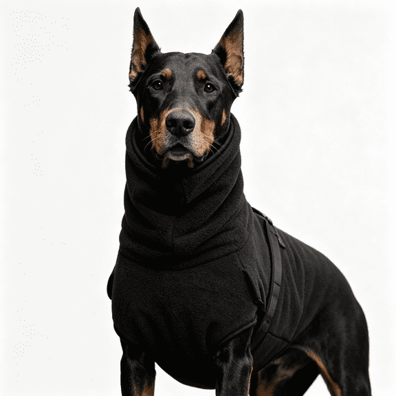 Warm Winter Fleece Dog Turtleneck Coat, Cozy Adjustable Pet Jacket Vest for Indoor Outdoor Use, Outfit for Large XL to XXXXXL Dogs