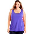 thumbnail image 1 of Just My Size Débardeur Col Rond Cool DRI pour Femmes, 4X, Violet Pétale, 1 of 2