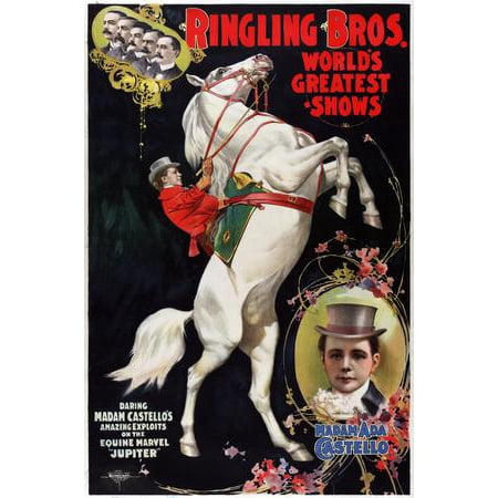 Ringling brothers Circus Poster (Best Seats For Ringling Brothers Circus)