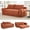 Orange, variant on 70.87" W Cloud Lounge Memory Foam Corduroy Convertible Folding and No Assembly Loveseat Sofa Bed,Orange