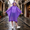 thumbnail image 1 of Reusable EVA Rain Thickened Heavy Duty Stormproof Raincoat Portable Waterproof Rain Jacket For Adult Outdoor Hiking Mountaineering Camping And Travel, 1 of 7