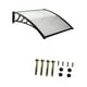 thumbnail image 2 of Toldo para puerta, marquesina para puerta, piezas modernas, accesorios prácticos fáciles de usar, toldo para ventana para porche, puerta exterior Largo por pared 80cm, 2 of 8