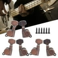 thumbnail image 4 of Guitar Locking Tuners, Acoustic Guitar Pegs, High Performance Easy To Install Anti-Rust For Guitar Repair Master Folk Guitar Antique Copper, 4 of 8