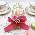 thumbnail image 4 of Snack Box Container European Style Gold Birdcage Iron Candy Box for Wedding, Storage, 4 of 7