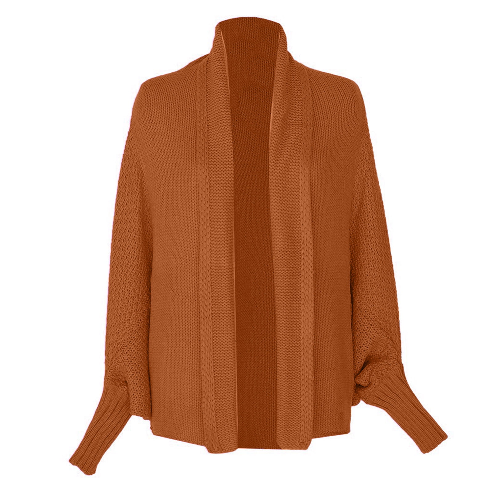 Womens Cardigan Sweaters Long Sleeve Solid Knit Fall Coats For Women Warm Comfort Thigh Length Tops Casual Trendy Jacket Blouse - image 5