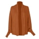 thumbnail image 5 of ICHUANYI Clearance Women's Kimono Cable Knitted Slouchy Oversized Wrap Cardigan Sweater(Orange, XL) ICHUANYI WER2023081512499, 5 of 9