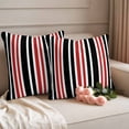 thumbnail image 4 of 2 Pack Outdoor Waterproof Throw Pillow Covers,Abstract Modern Lines Decorative Square Pillow Case Patio Pillowcases for Chair Couch Sofa 16x16in, 4 of 9